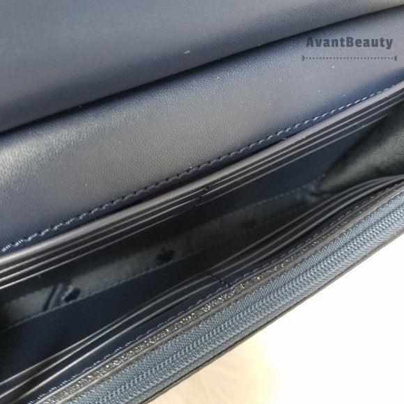 kate spade lola wristlet wallet glitter dusk navy - Picture 11 of 13